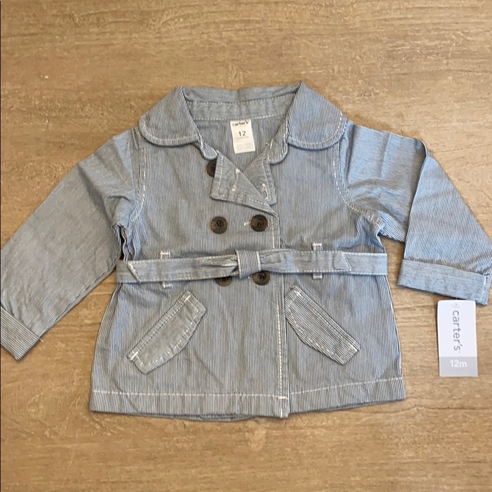 Carter’s pinstripe coat